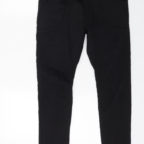 place de jour Womens Black  Denim Jegging Jeans Size 8 L26 in