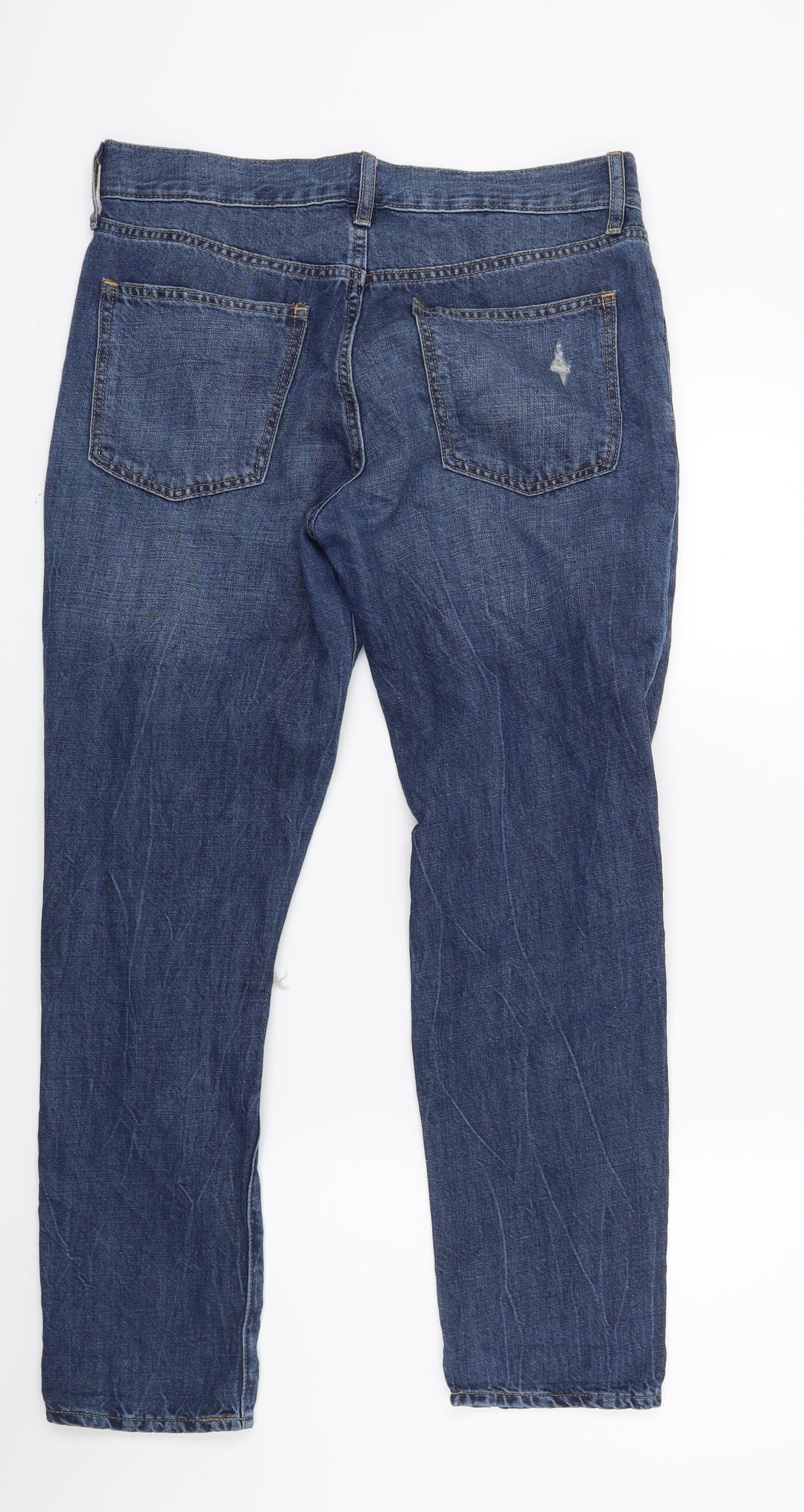 Gap Womens Blue  Denim Boyfriend Jeans Size 28 in L26 in