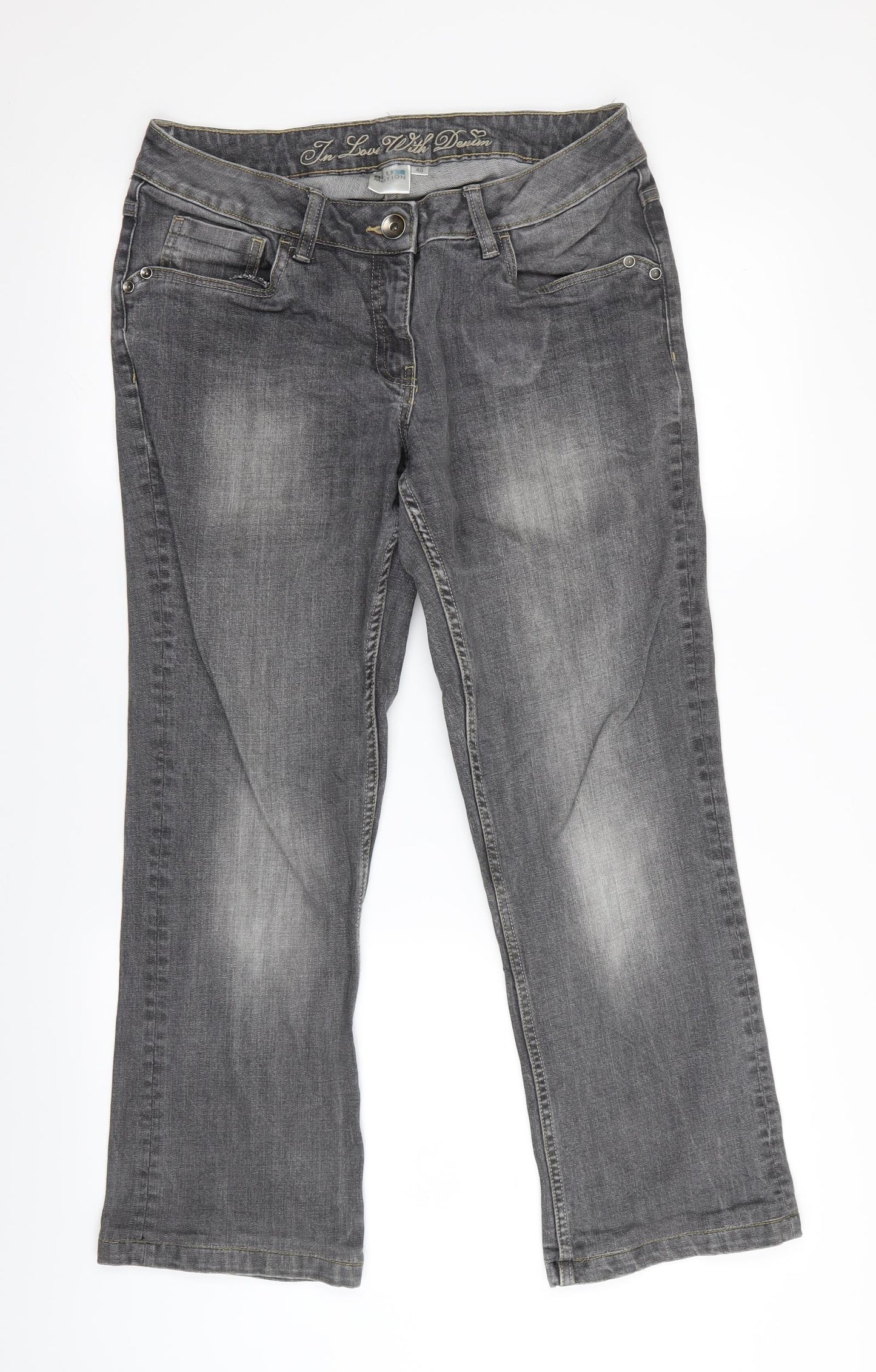 blue motion Mens Grey   Straight Jeans Size 40 in L27 in