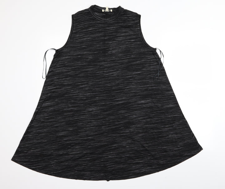 Matalan Womens Black   T-Shirt Dress  Size M