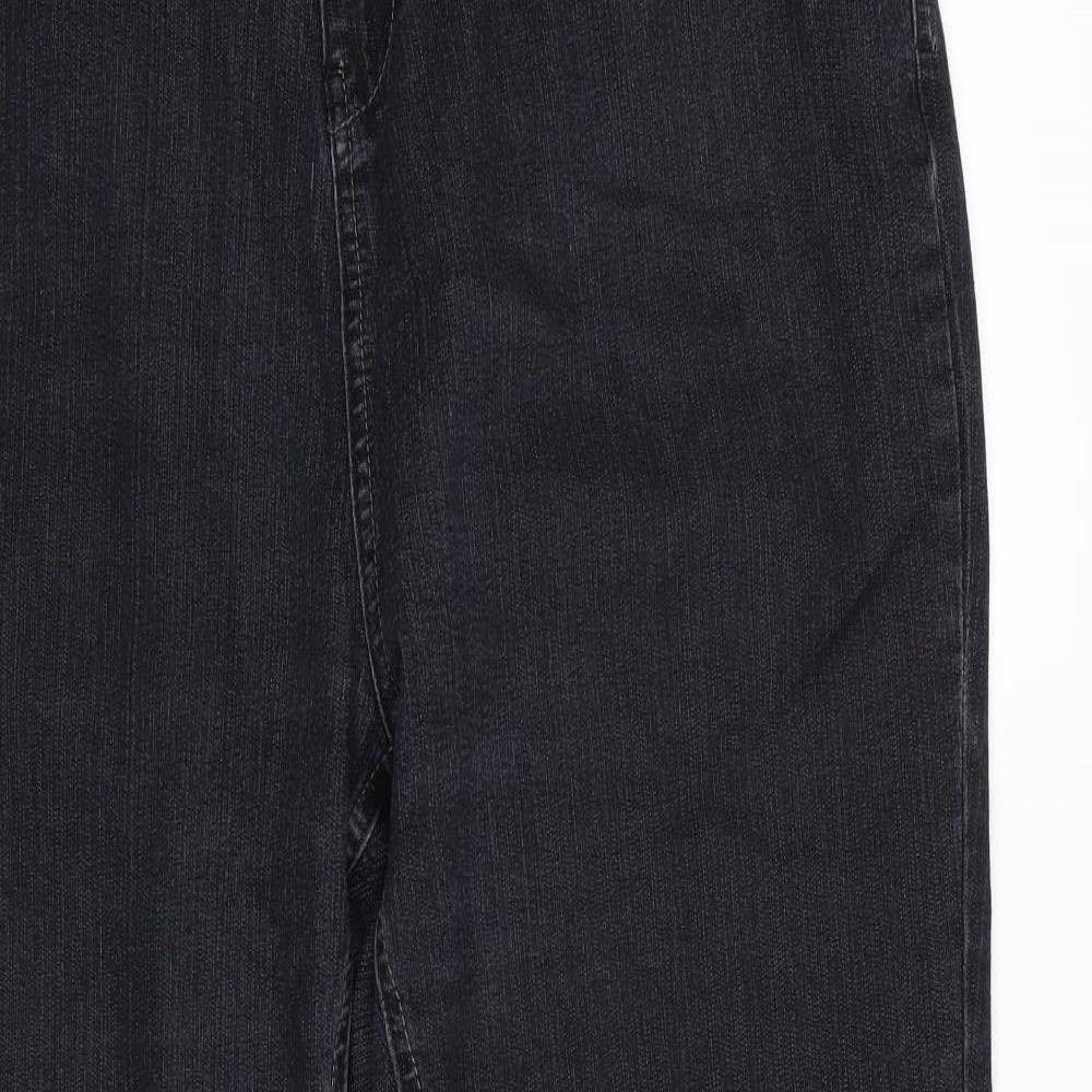 Preworn Womens Black   Bootcut Jeans Size 18 L29 in