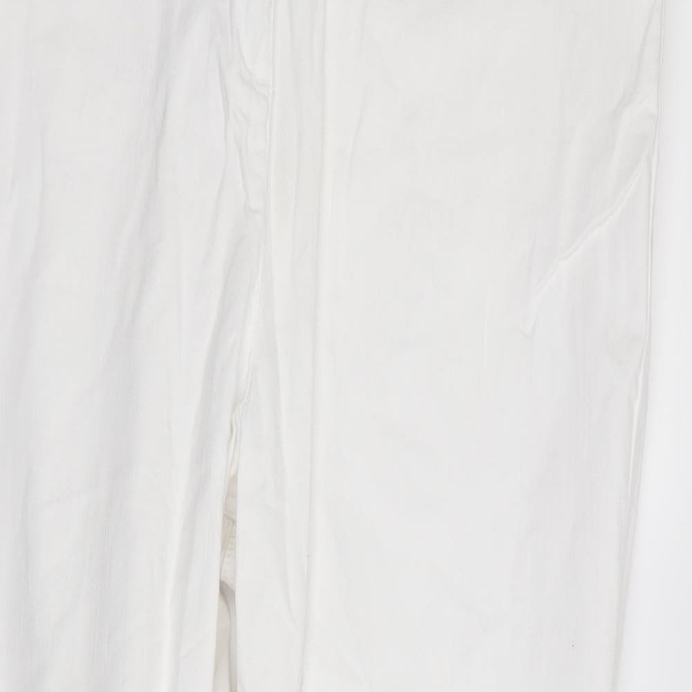 Preworn Womens White   Skinny Jeans Size 40 in L31 in