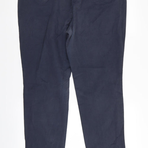 NEXT Womens Blue   Chino Trousers Size 16 L28 in