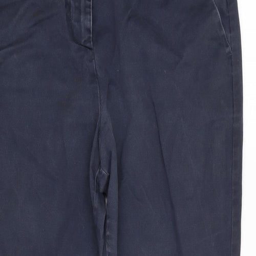 NEXT Womens Blue   Chino Trousers Size 16 L28 in