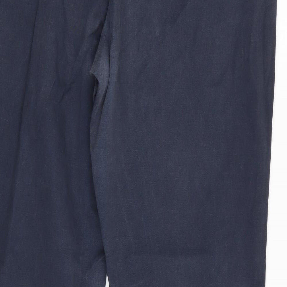 NEXT Womens Blue   Chino Trousers Size 16 L28 in