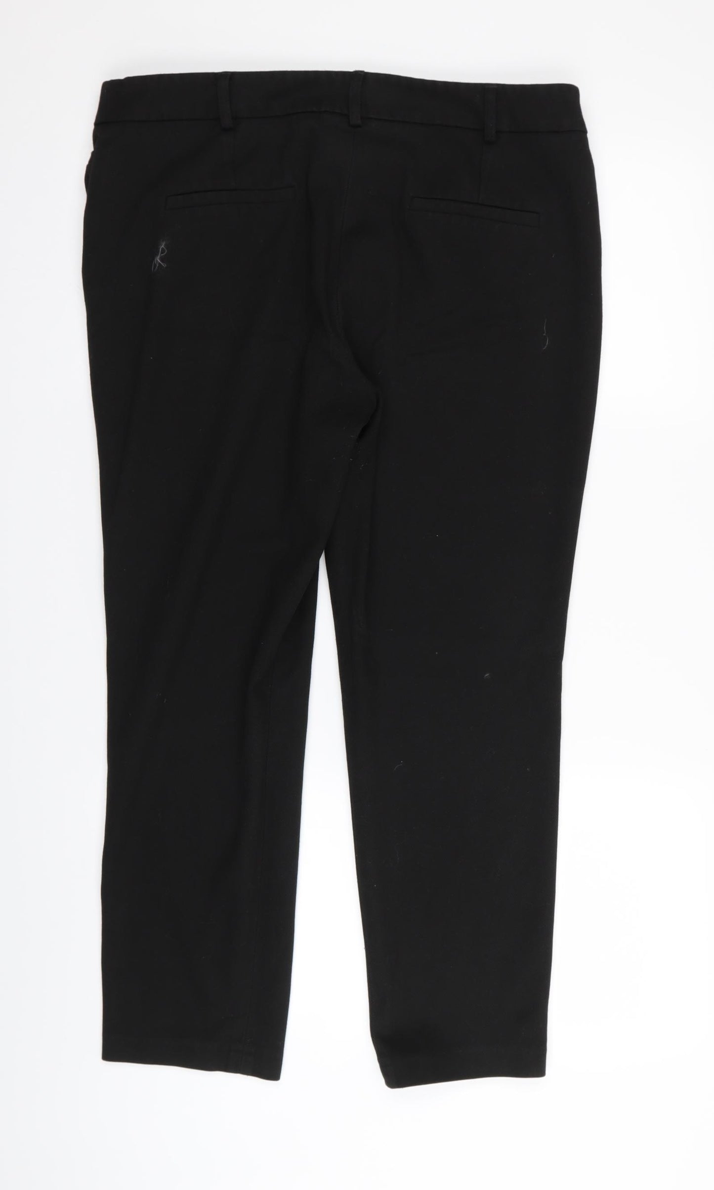 NEXT Womens Black   Trousers  Size 14 L27 in