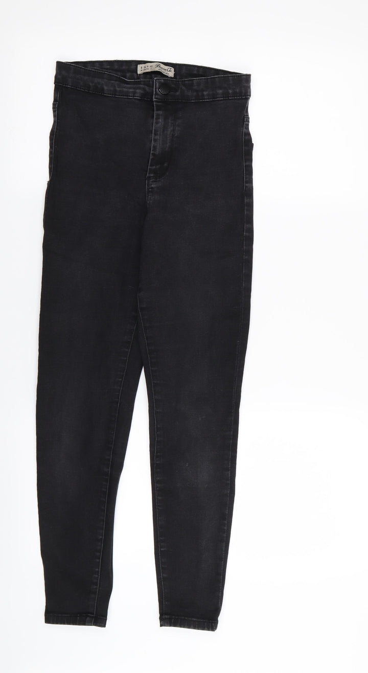 denim and co Womens Black   Skinny Jeans Size 8 L25 in
