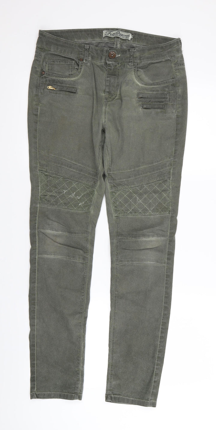 fitt original Womens Green Skinny Jeans Size 38 L29 in
