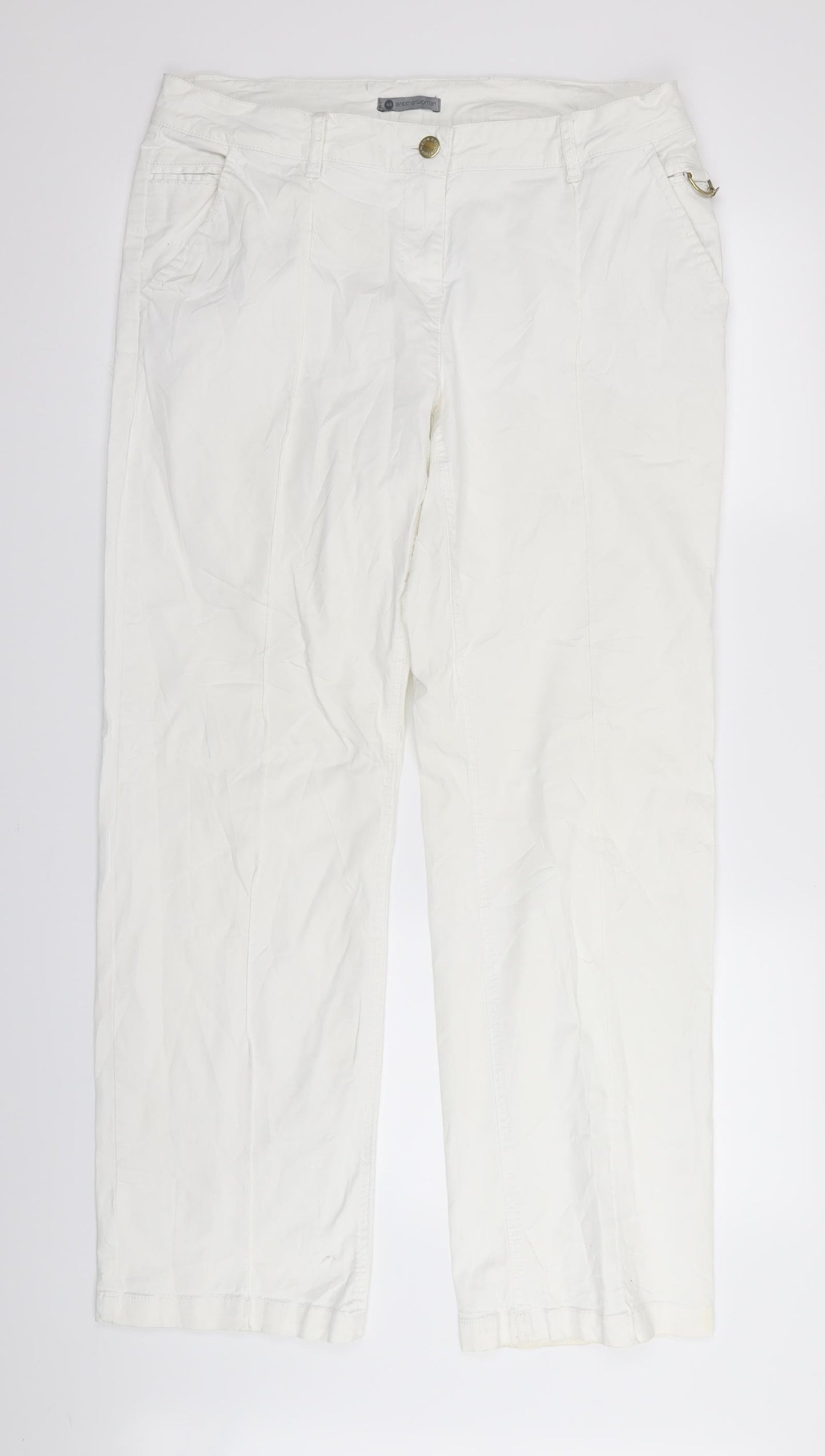 anotherwomen Womens White   Skinny Jeans Size 44 in L30 in