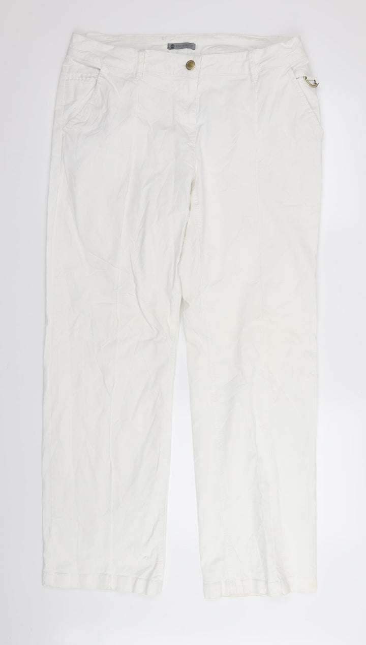 anotherwomen Womens White   Skinny Jeans Size 44 in L30 in