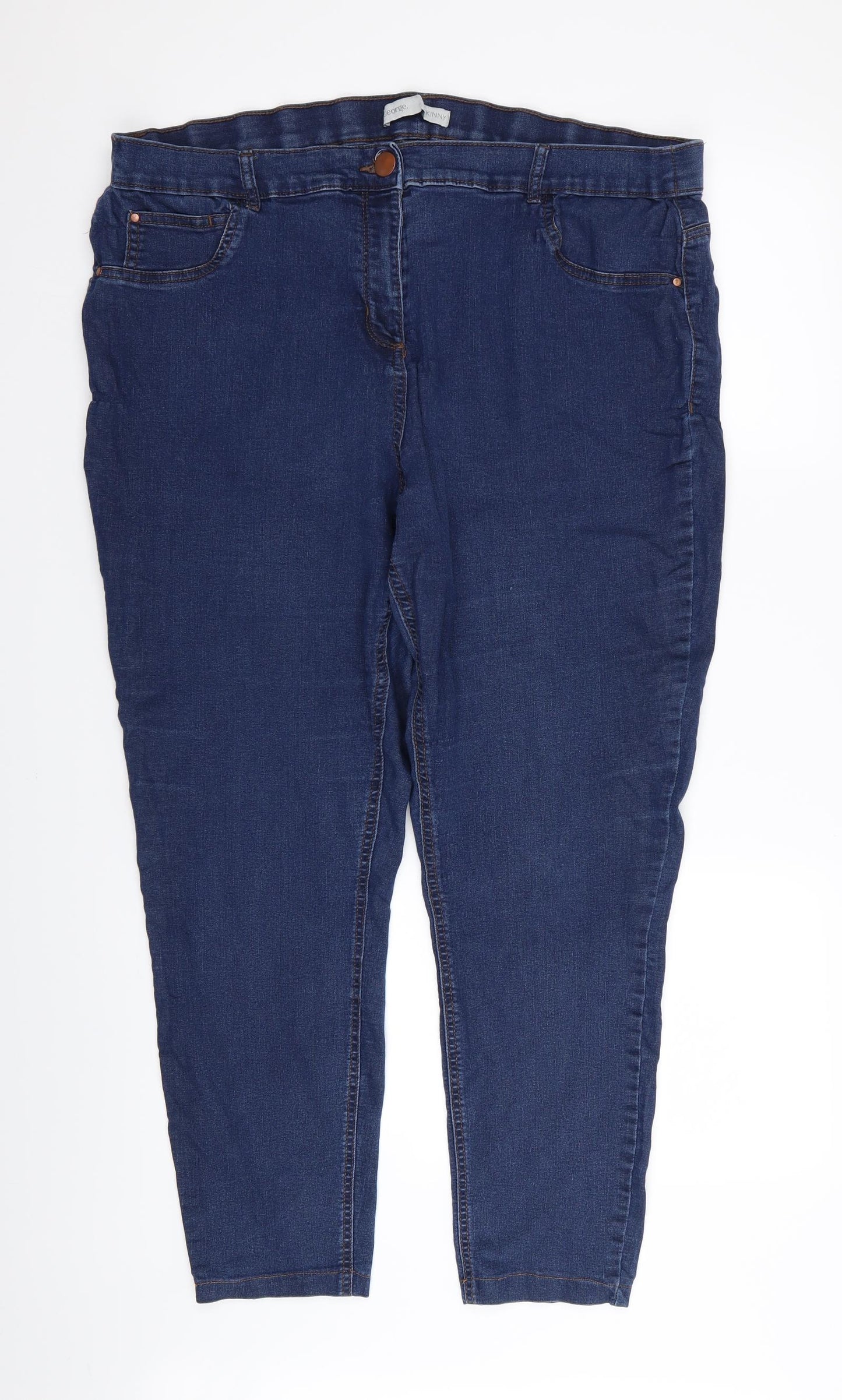 Asda George Womens Blue   Jegging Leggings Size 21 in L26 in