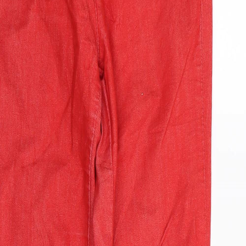 United Colors of Benetton Womens Red   Skinny Jeans Size 26 in L29 in