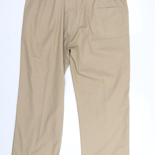 john peck Womens Beige   Trousers  Size 44 in L28 in