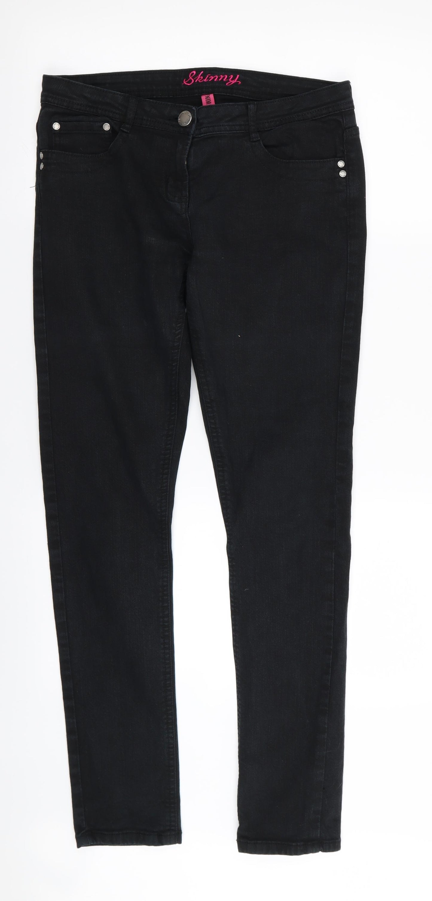 denim and co Womens Black   Skinny Jeans Size 12 L30 in