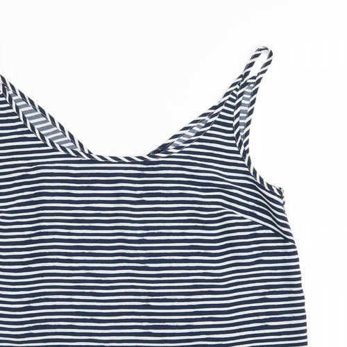 NEXT Womens Blue Striped  Basic Tank Size 12