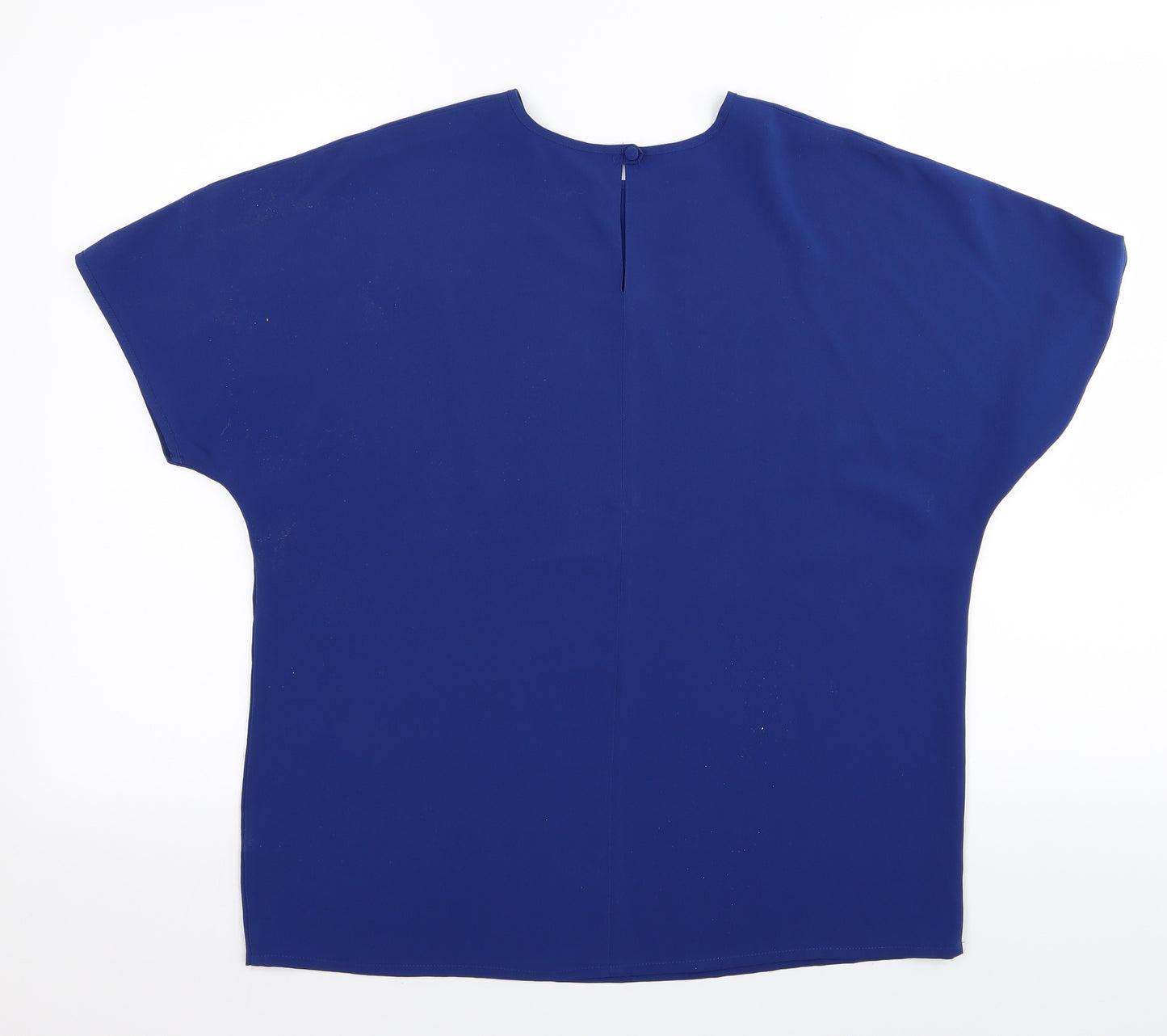 Preworn Womens Blue   Basic T-Shirt Size 12