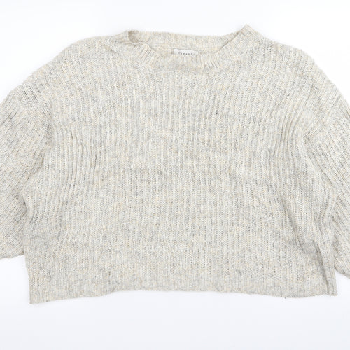 Topshop Womens Beige   Pullover Jumper Size XS