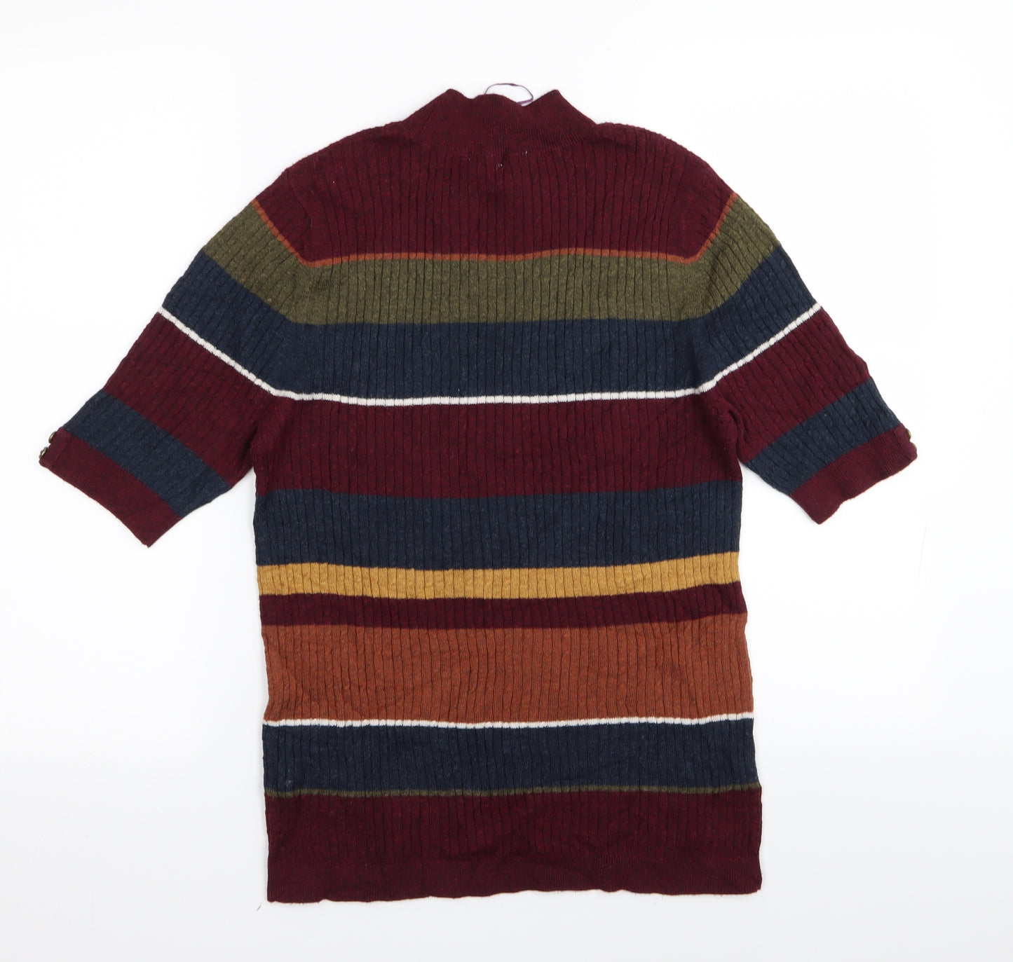 TU Womens Multicoloured Striped  Basic T-Shirt Size 16
