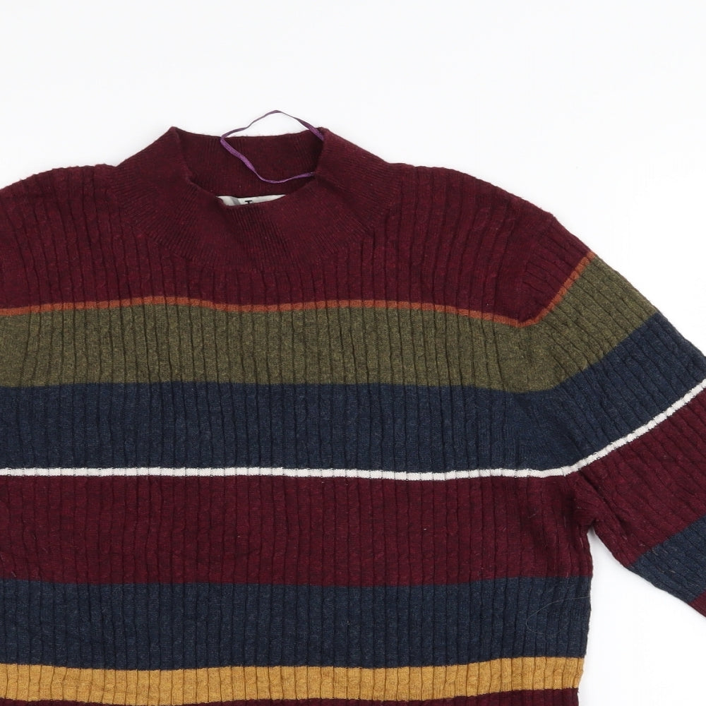 TU Womens Multicoloured Striped  Basic T-Shirt Size 16