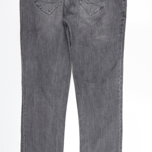 FIVE Mens Grey   Straight Jeans Size 30 in L32 in