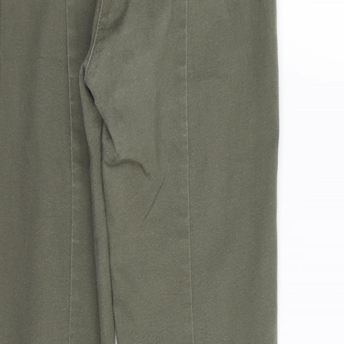 H&M Womens Green   Trousers  Size 8 L25 in