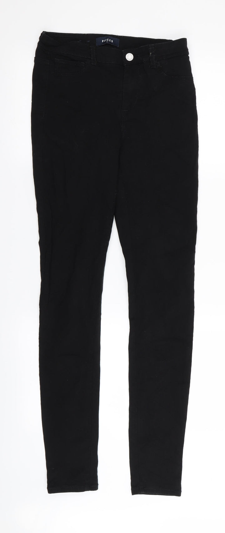 Pieces Womens Black   Skinny Jeans Size M L31 in