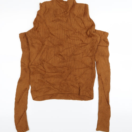 forever21 Womens Brown   Pullover Jumper Size M