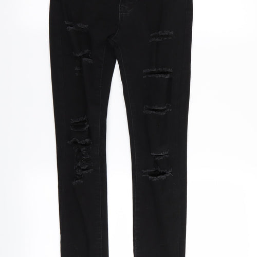 SheIn Womens Black   Skinny Jeans Size XS L27 in - RIPPED JEANS