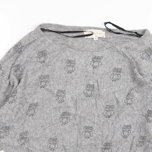 New Look Womens Grey   Basic T-Shirt Size 8