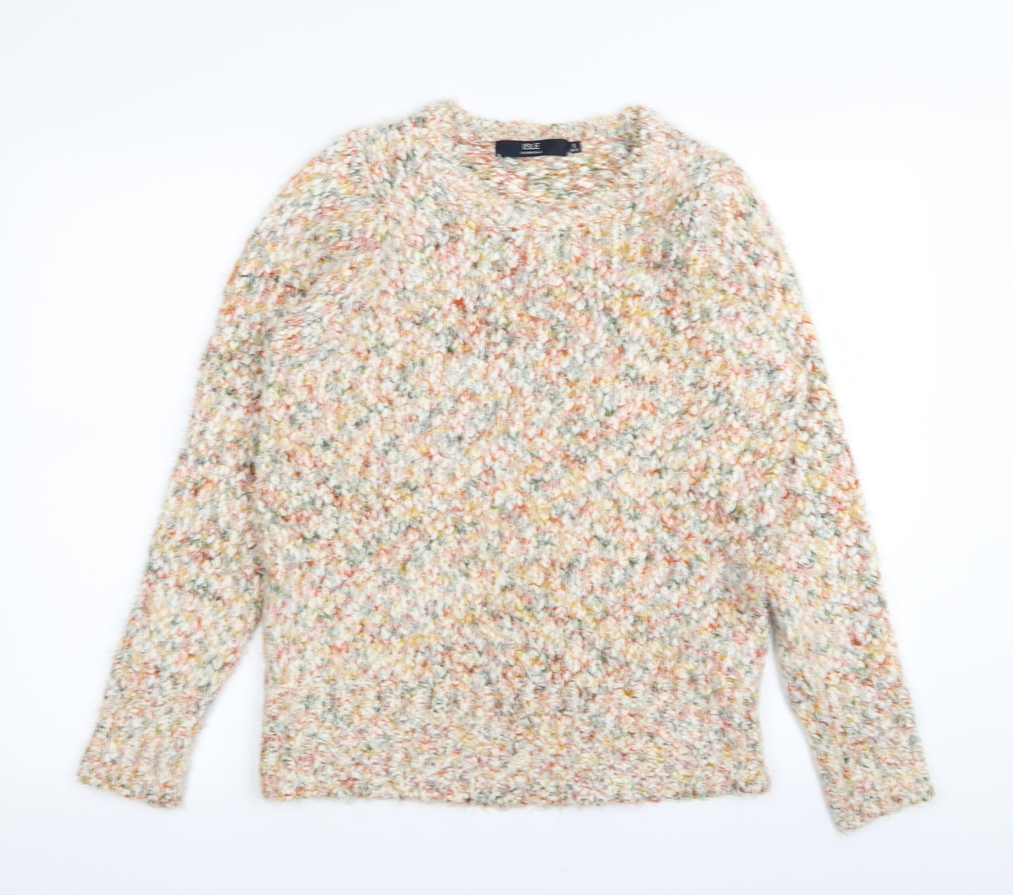 isle Womens Multicoloured   Pullover Jumper Size 10