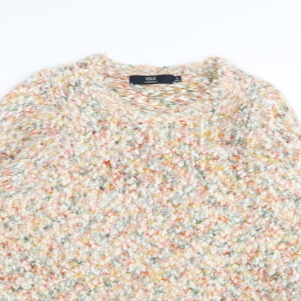 isle Womens Multicoloured   Pullover Jumper Size 10