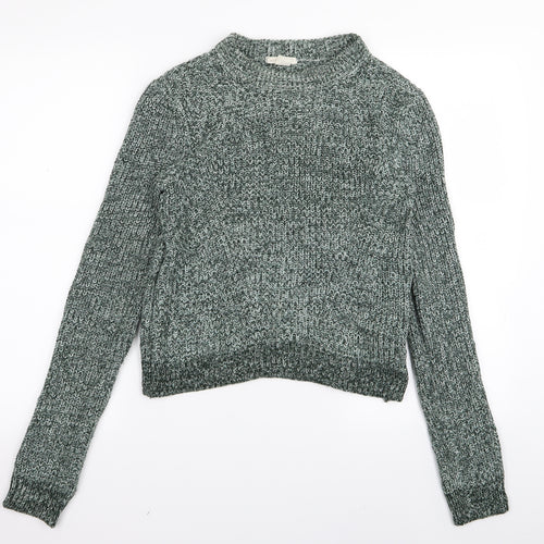 H&M Womens Green   Pullover Jumper Size XS