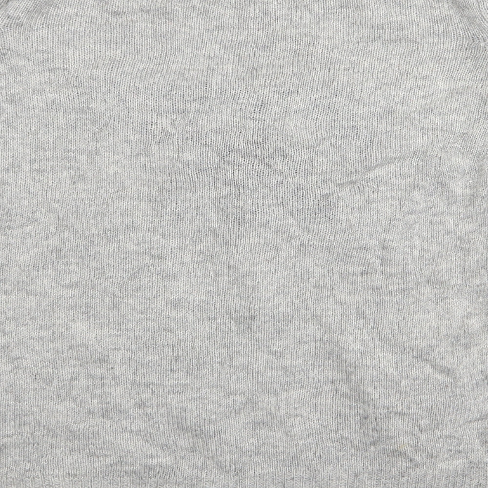 F&F Womens Grey Striped  Pullover Jumper Size 10