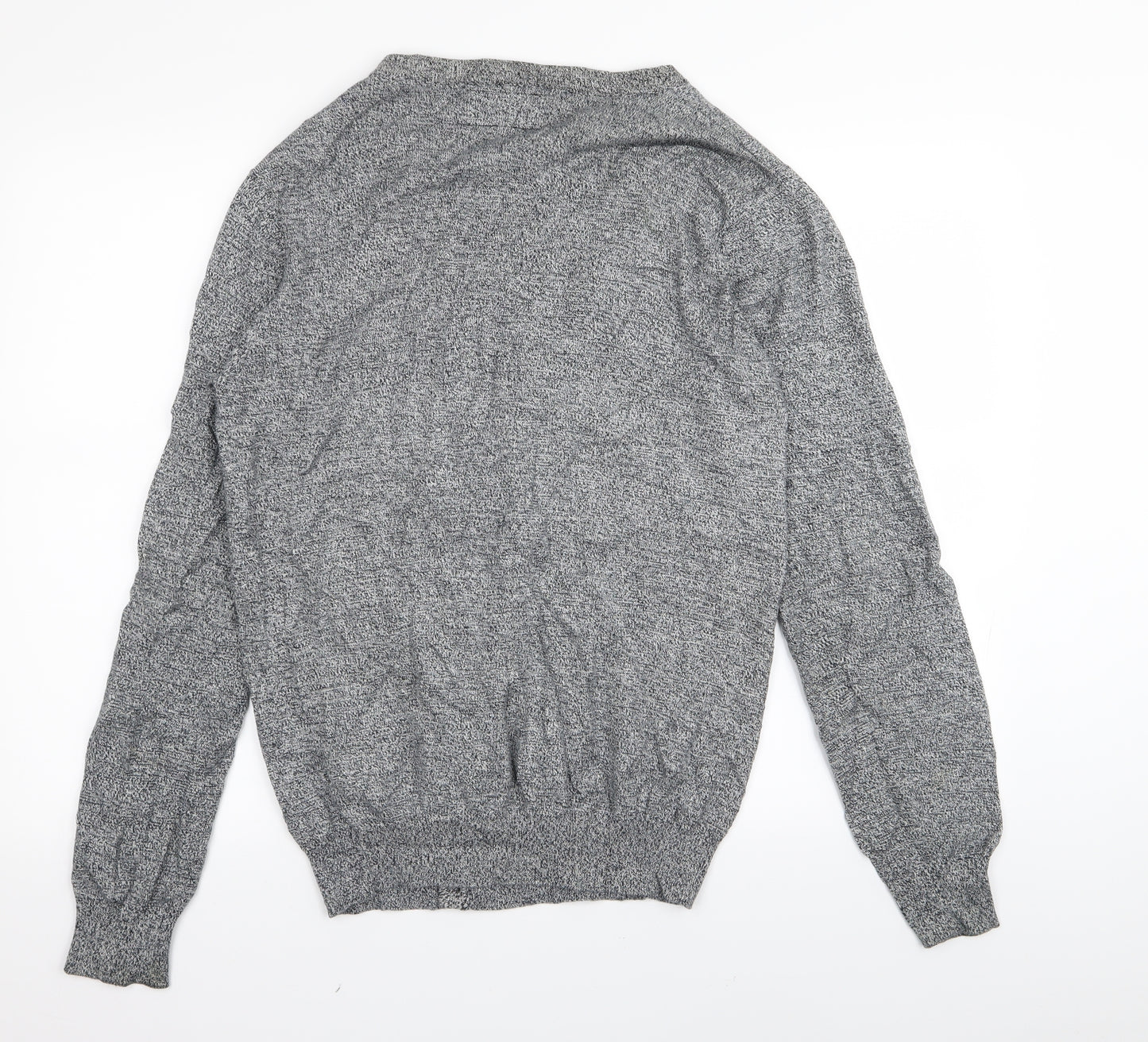 new look men Mens Grey   Cardigan Jumper Size L
