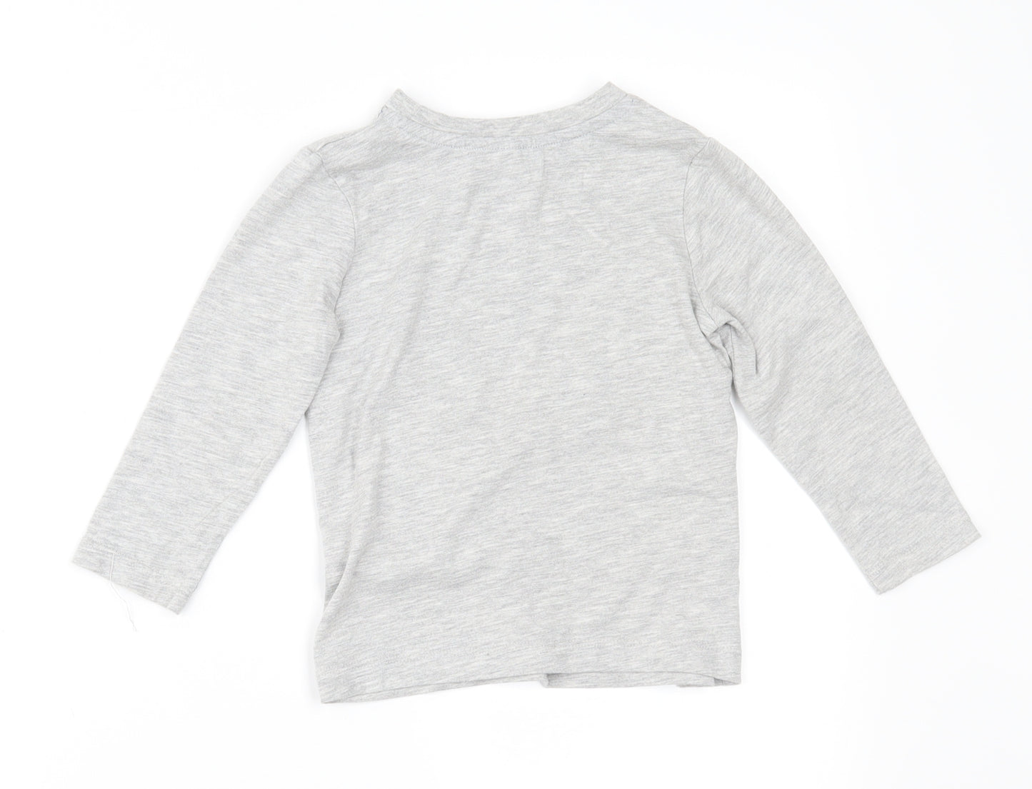 George Boys Grey   Basic T-Shirt Size 2-3 Years