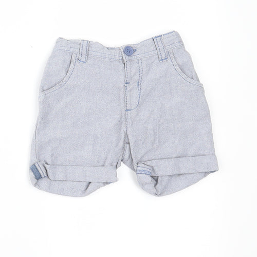 Matalan Boys Blue   Cropped Trousers Size 6-9 Months