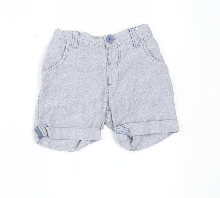 Matalan Boys Blue   Cropped Trousers Size 6-9 Months