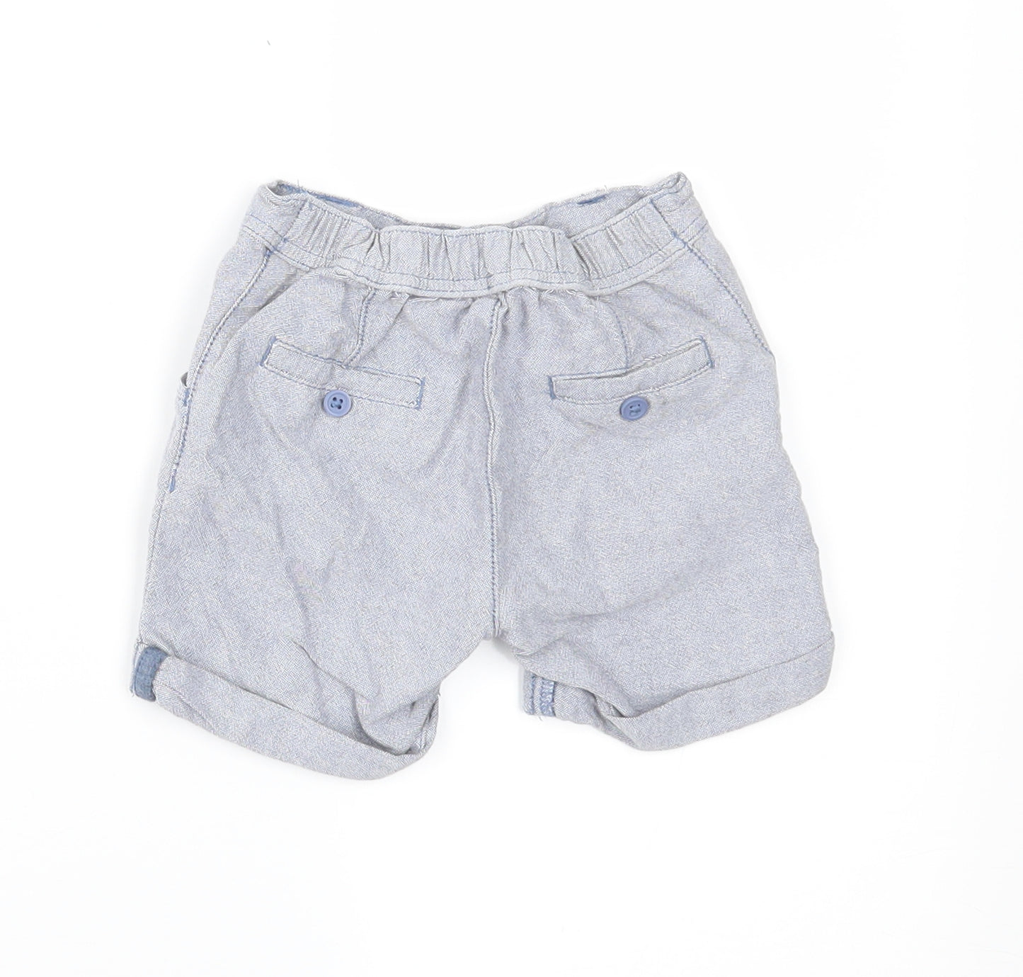 Matalan Boys Blue   Cropped Trousers Size 6-9 Months