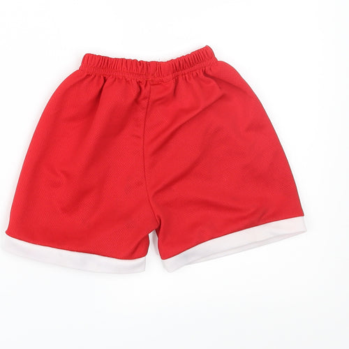 SheIn Boys Red   Track Pants Trousers Size 12 Months