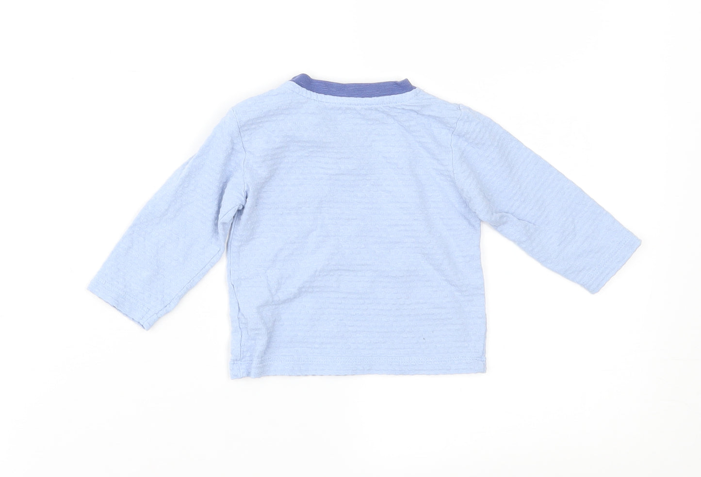Matalan Baby Blue   Basic T-Shirt Size 0-3 Months