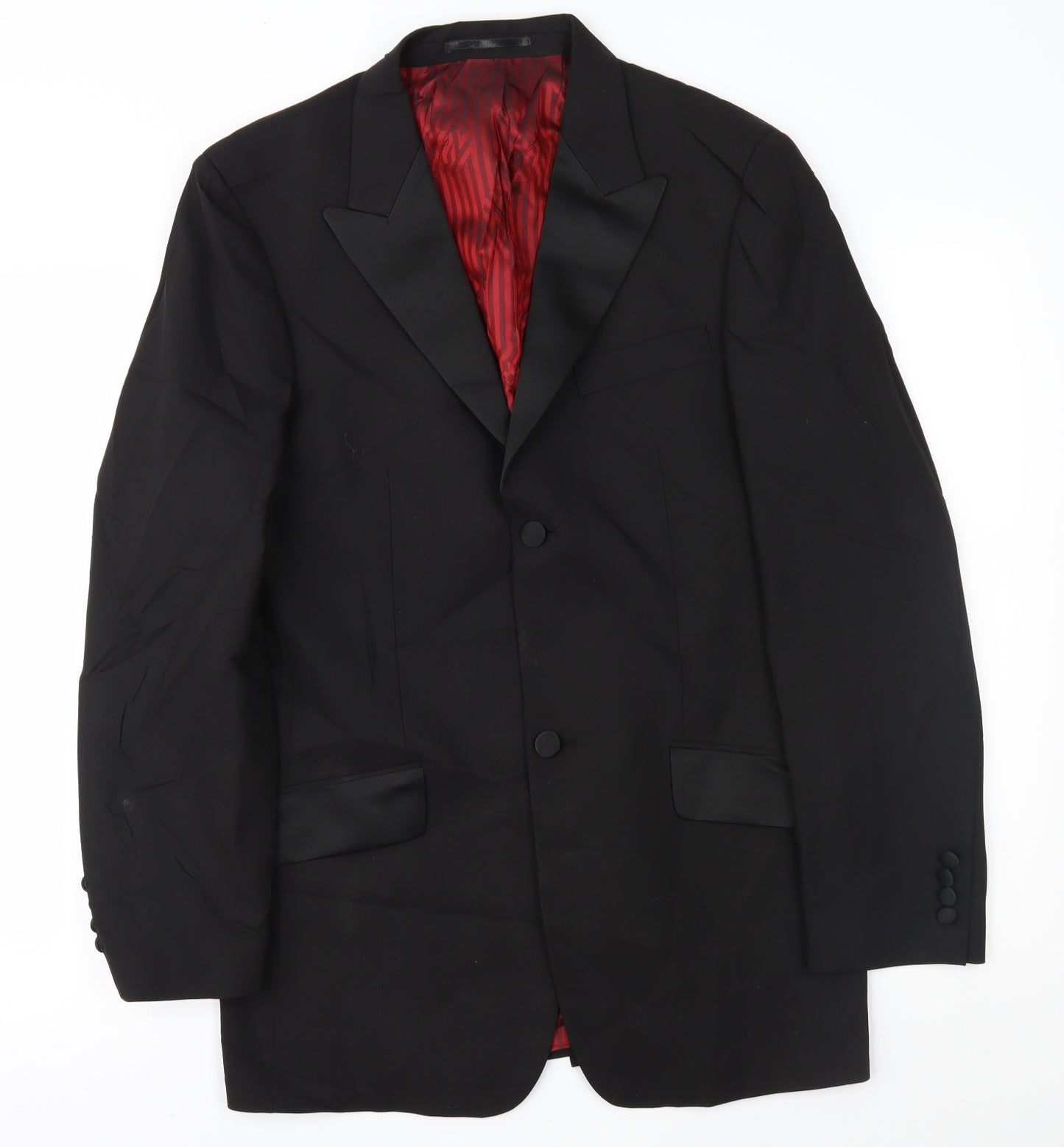 Ben Sherman Mens Black   Tuxedo Suit Jacket Size 38