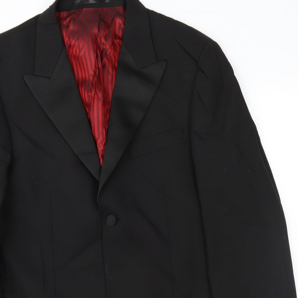 Ben Sherman Mens Black   Tuxedo Suit Jacket Size 38