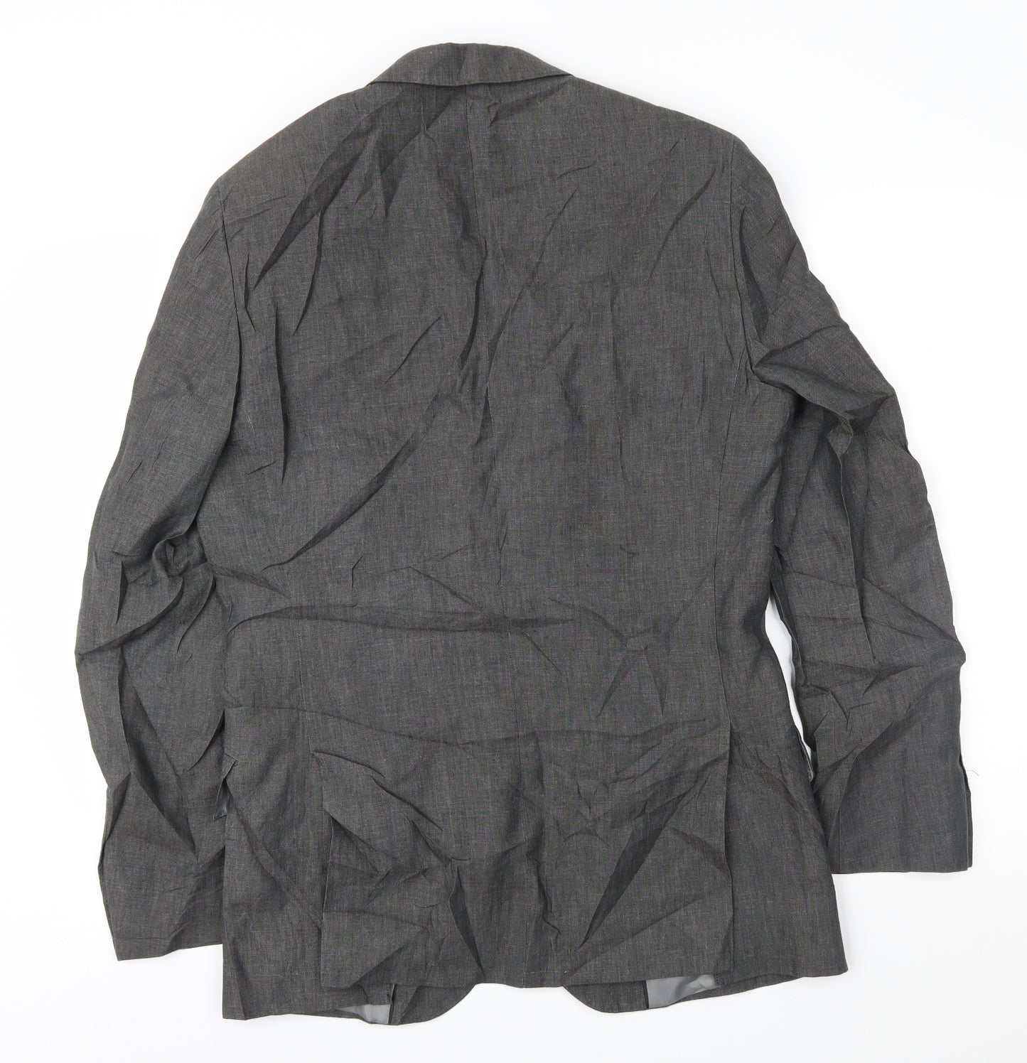 H&M Mens Grey   Jacket Suit Jacket Size 38