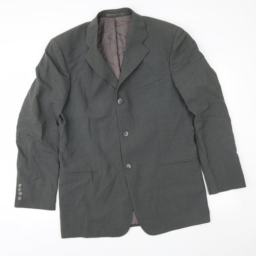 Strellson Mens Green   Jacket Suit Jacket Size 44