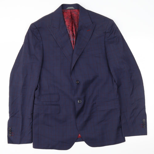 Cavalier Mens Blue   Jacket Suit Jacket Size 40