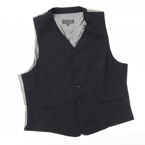 Greenwoods Mens Grey   Jacket Suit Waistcoat Size L
