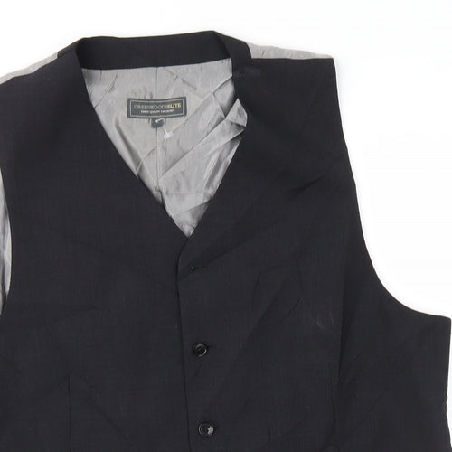 Greenwoods Mens Grey   Jacket Suit Waistcoat Size L