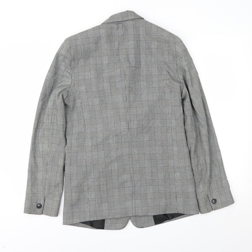 NEXT Womens Grey Check  Jacket Suit Jacket Size 10