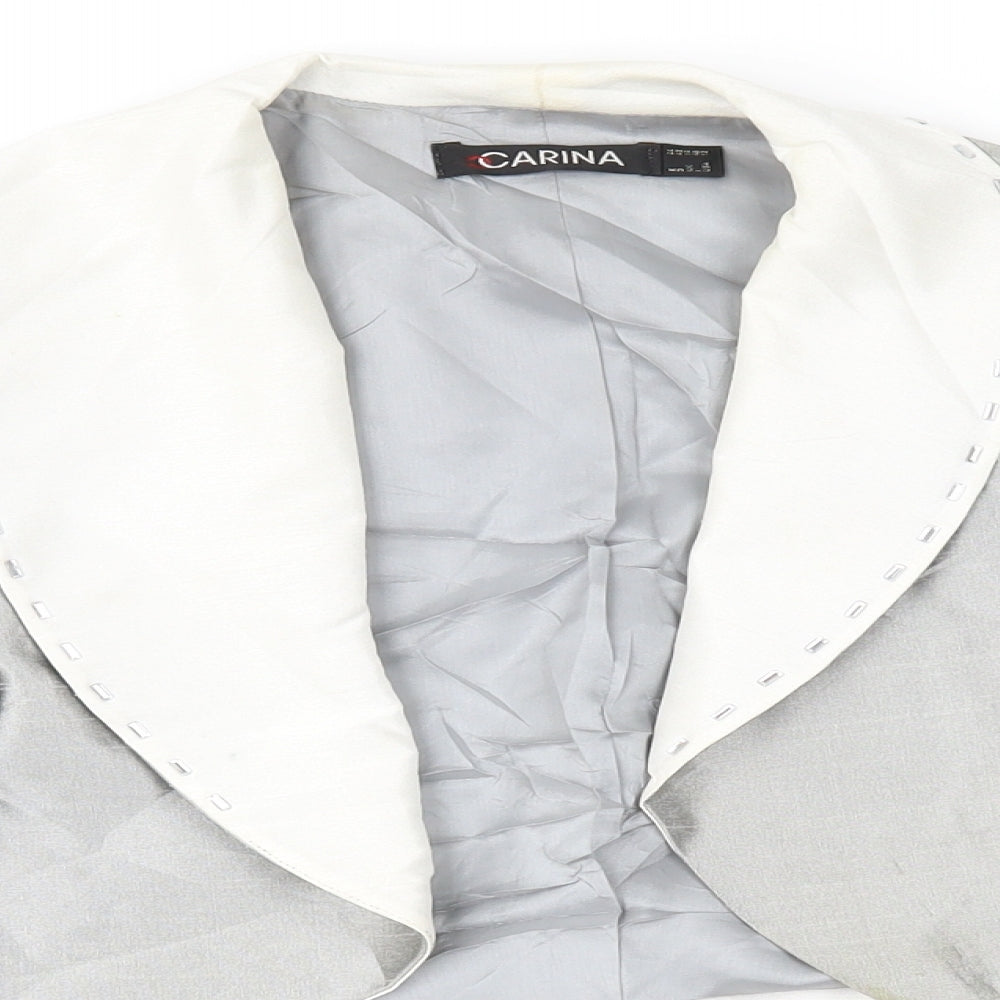 CARINA Womens Grey   Jacket  Size 14