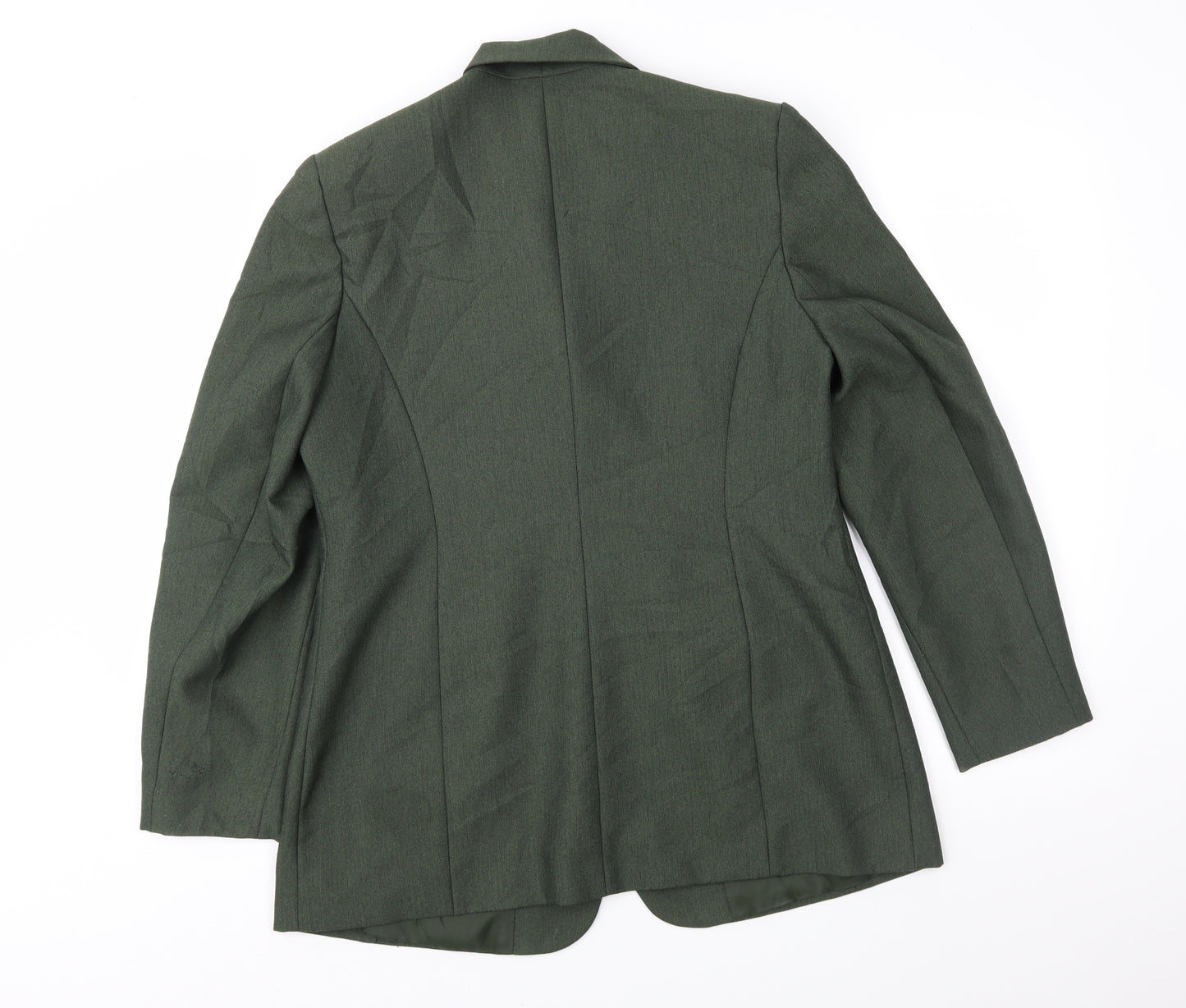 Debenhams Womens Green Herringbone  Jacket Suit Jacket Size 14